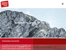 Tablet Screenshot of nordkette.com